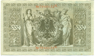 1000 марок 1910 года Германия