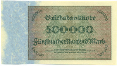 500000 марок 1923 года Германия