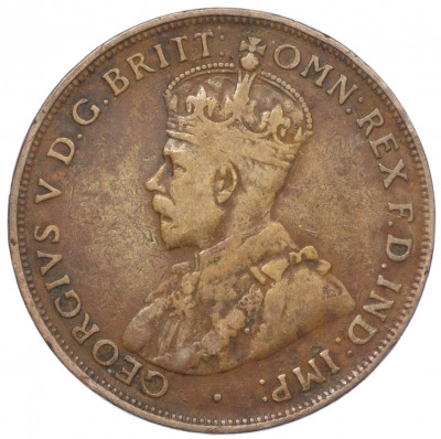 1 пенни 1921 года Австралия