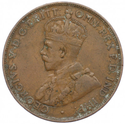 1 пенни 1922 года Австралия
