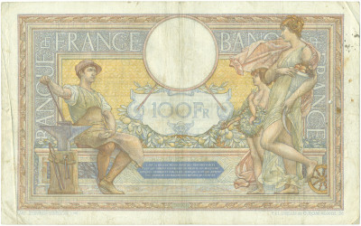 100 франков 1933 года Франция