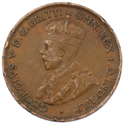 1/2 пенни 1927 года Австралия