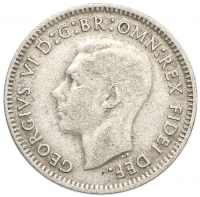 3 пенса 1949 года Австралия