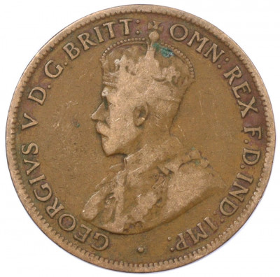 1/2 пенни 1921 года Австралия