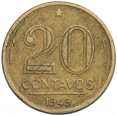 20 сентаво 1949 года Бразилия