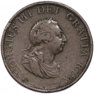 1/2 пенни 1799 года Великобритания