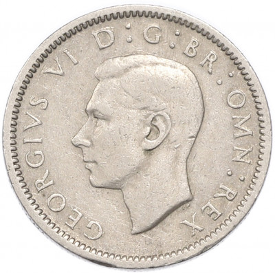 6 пенсов 1948 года Великобритания