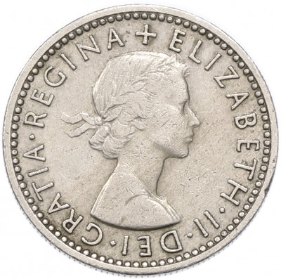 6 пенсов 1956 года Великобритания