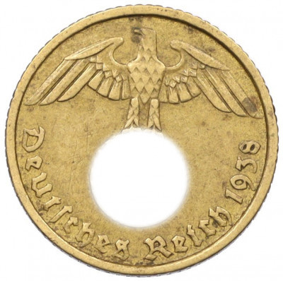 5 рейхспфеннигов 1938 года G Германия