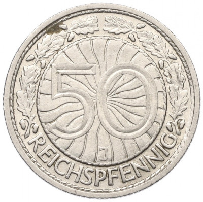 50 рейхспфеннигов 1930 года J Германия