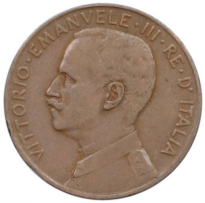 2 чентезимо 1915 года Италия