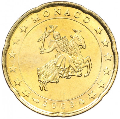 20 евроцентов 2003 года Монако