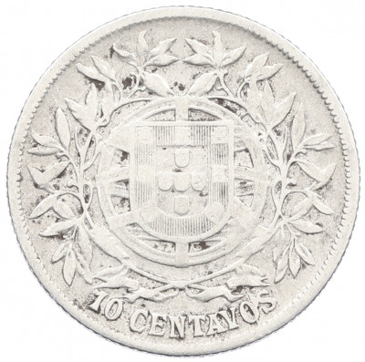 10 сентаво 1915 года Португалия