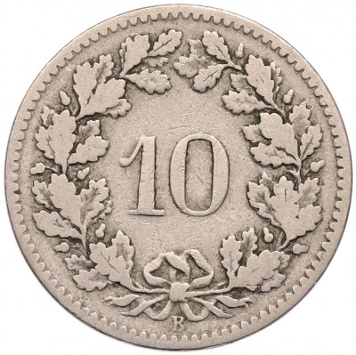 10 раппенов 1902 года Швейцария