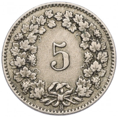 5 раппенов 1915 года Швейцария