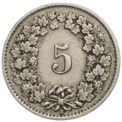 5 раппенов 1927 года Швейцария