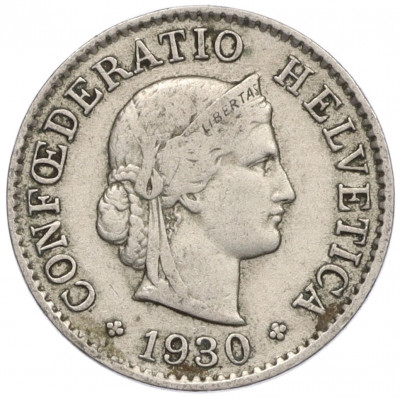 5 раппенов 1930 года Швейцария