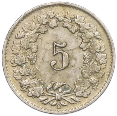 5 раппенов 1949 года Швейцария