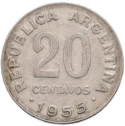 20 сентаво 1955 года Аргентина