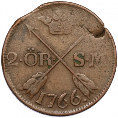 2 эре 1766 года Швеция