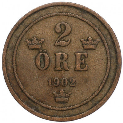 2 эре 1902 года Швеция