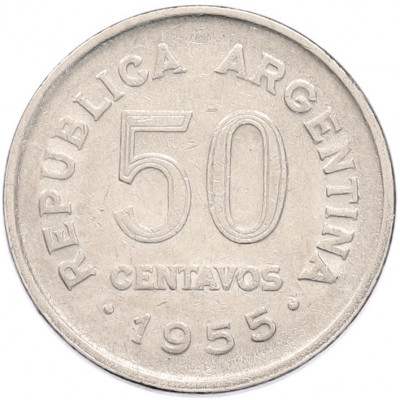 50 сентаво 1955 года Аргентина