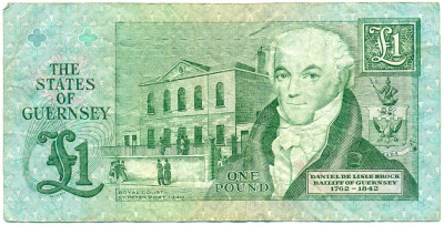 1 фунт 1991 года Гернси