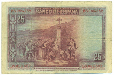 25 песет 1928 года Испания