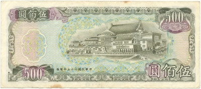 500 долларов 1980 года Тайвань