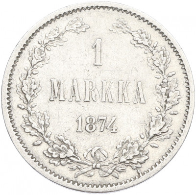 1 марка 1874 года Русская Финляндия