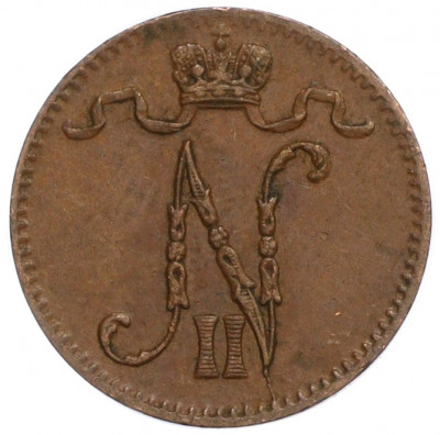 1 пенни 1900 года Русская Финляндия