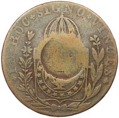 40 рейс 1835 года Бразилия (Надчекан на 80 рейс 1831 R)