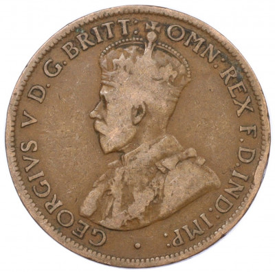 1/2 пенни 1921 года Австралия