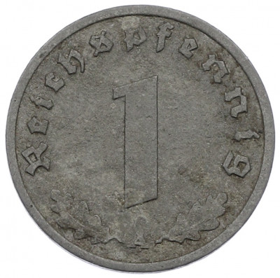 1 рейхспфенниг 1943 года A Германия