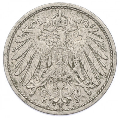 10 пфеннигов 1912 года A Германия