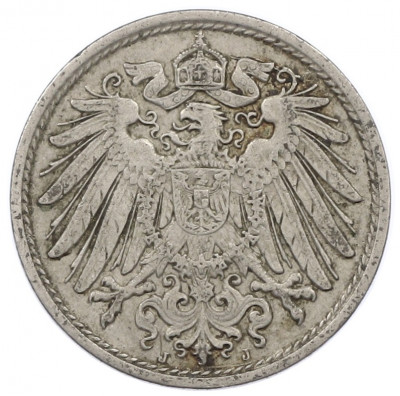 10 пфеннигов 1915 года J Германия