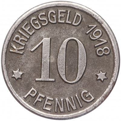 10 пфеннигов 1918 года Германия — город Кобленц (Нотгельд)