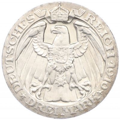 3 марки 1910 года Германия (Пруссия) «Берлинский университет»