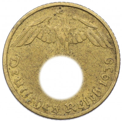 5 рейхспфеннигов 1938 года G Германия