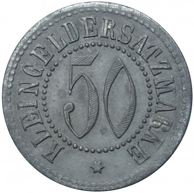 50 пфеннигов 1918 года Германия — город Вайда (Нотгельд)