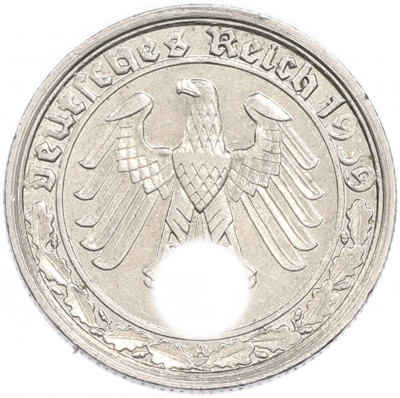50 рейхспфеннигов 1939 года A Германия