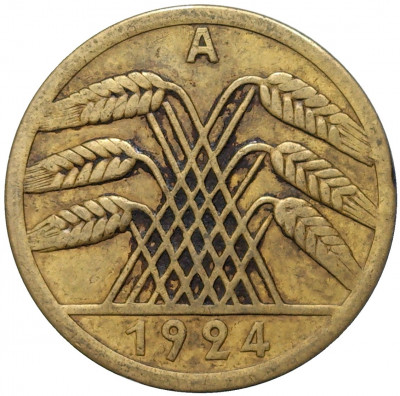 50 рентенпфеннигов 1924 года A Германия