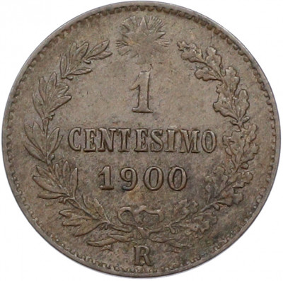 1 чентезимо 1900 года Италия