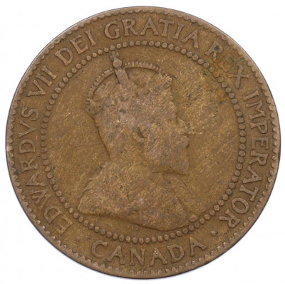 1 цент 1910 года Канада