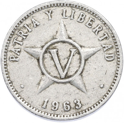 5 сентаво 1963 года Куба