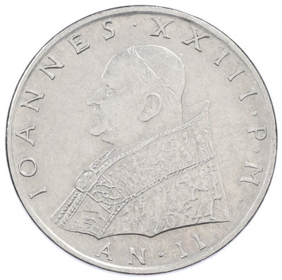 100 лир 1960 года Ватикан