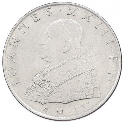 100 лир 1962 года Ватикан