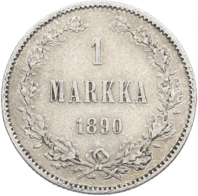 1 марка 1890 года Русская Финляндия