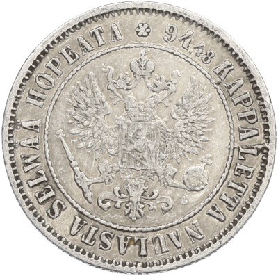 1 марка 1890 года Русская Финляндия