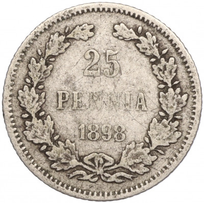 25 пенни 1898 года Русская Финляндия